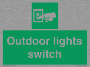 Outdoor lights switch